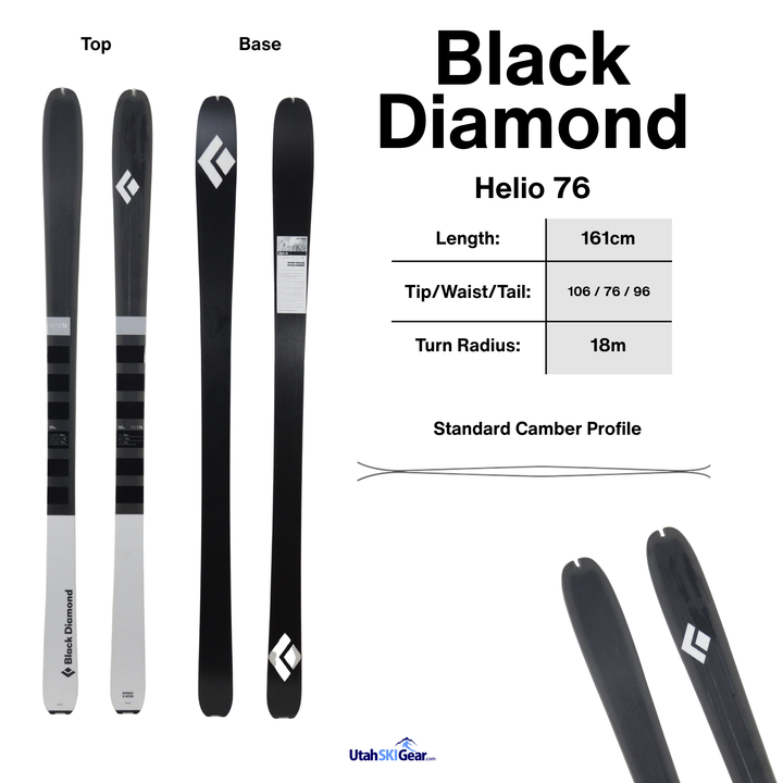 Black Diamond Helio 76 (2018-2019) SKIS Black Diamond