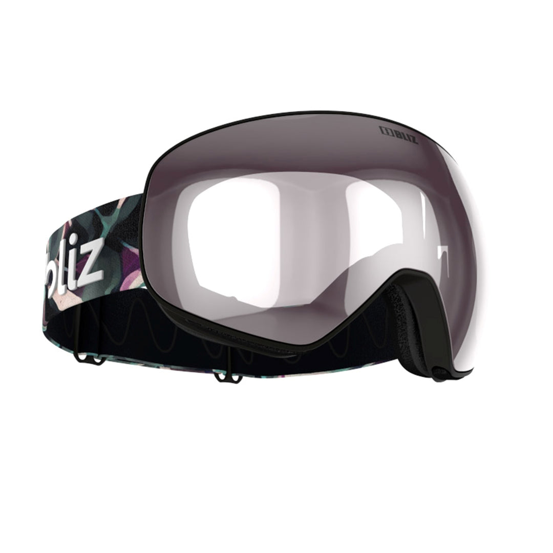Bliz Ski Goggles - Floz 12 GOGGLES Bliz Black + Pink Silver Cat2 Lens