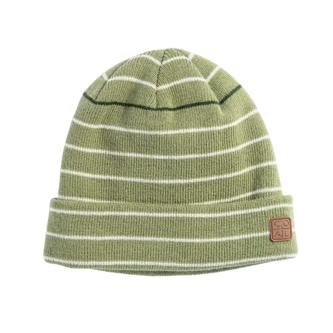 Coal The Harbor Beanie APPAREL Coal Sage/Off White  