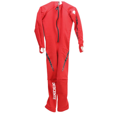Descente GS/Downhill Junior Race Suit- Red- Large- USED APPAREL Descente Large