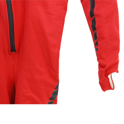 Descente GS/Downhill Junior Race Suit- Red- Large- USED APPAREL Descente