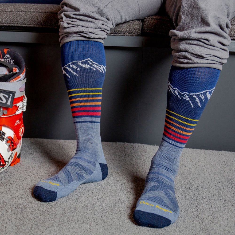 Darn Tough Steep Lines OTC Lightweight Men's Ski Socks APPAREL DARN TOUGH VERMONT