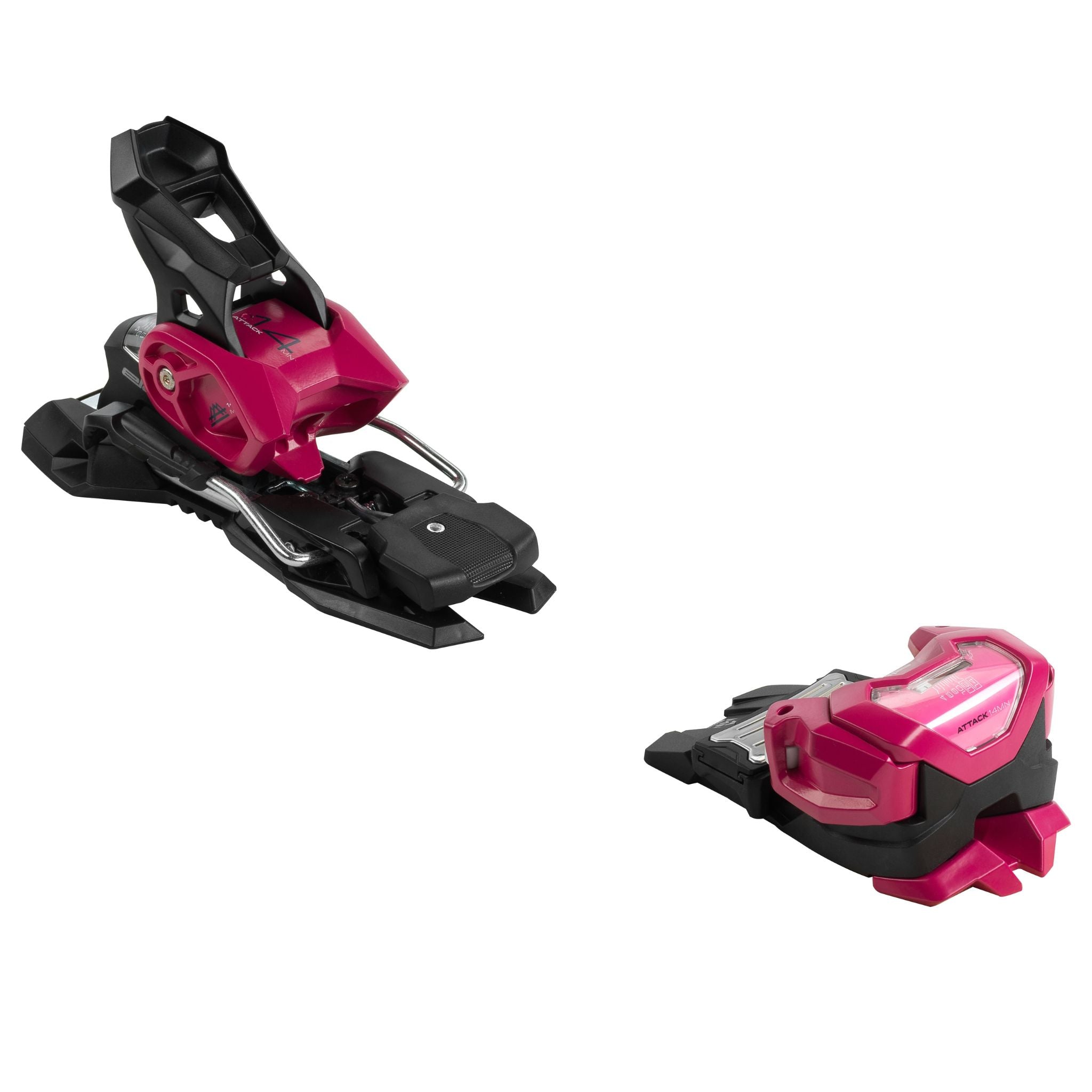 スキー Apline ski bindings Elan Attack 14 MN Pink Alpine Ski Bindings - 2025 – Utah Ski