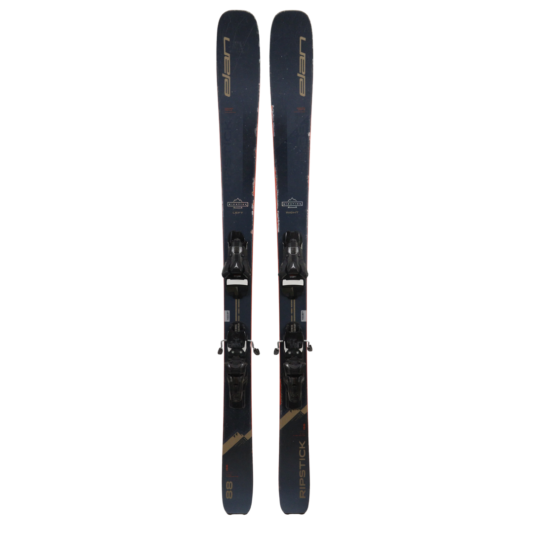 156cm Elan Ripstick 88 2024 + Atomic Strive 13 bindings - USED USED SKIS Elan