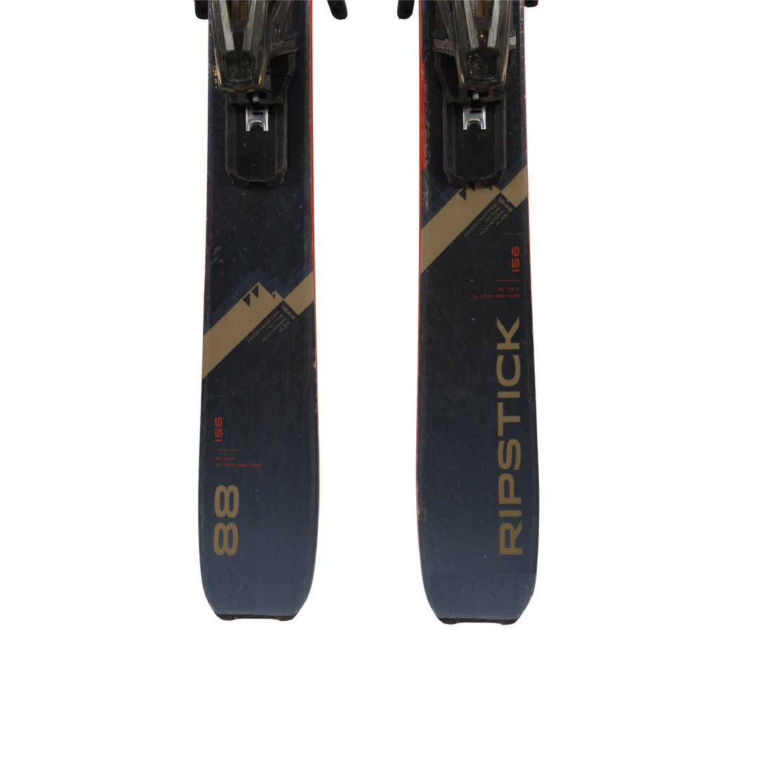 156cm Elan Ripstick 88 2024 + Atomic Strive 13 bindings - USED USED SKIS Elan