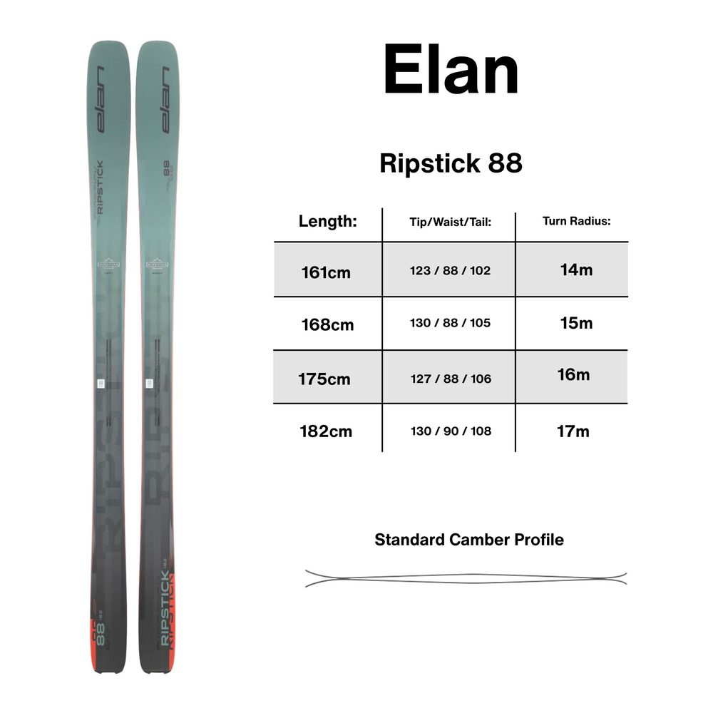 Elan Ripstick 88 Skis 2026 SKIS Elan