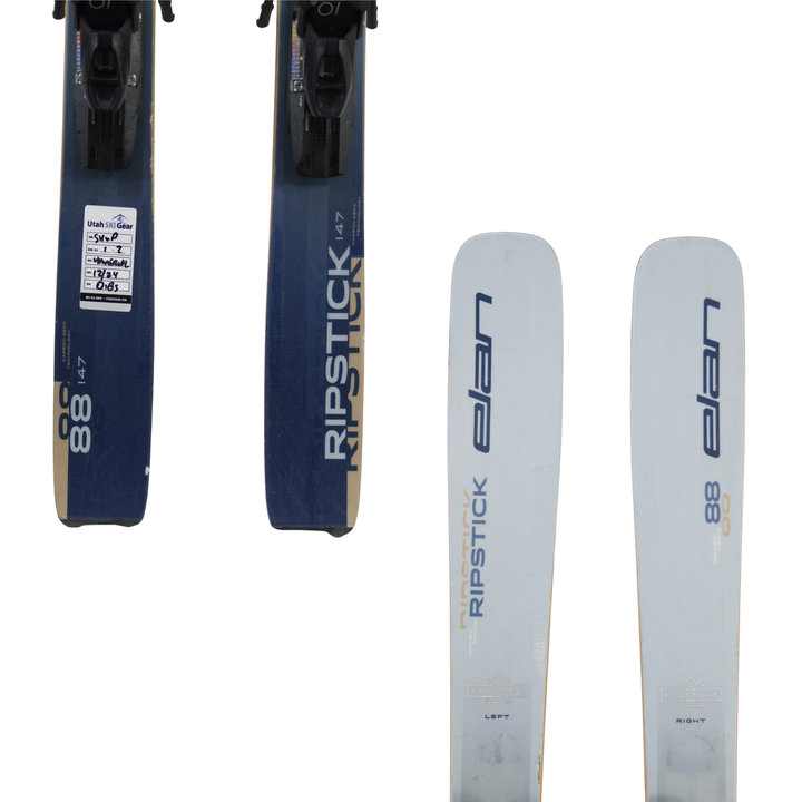 Elan Ripstick 88 W + SP 10 Demo Bindings - USED USED SKIS Elan