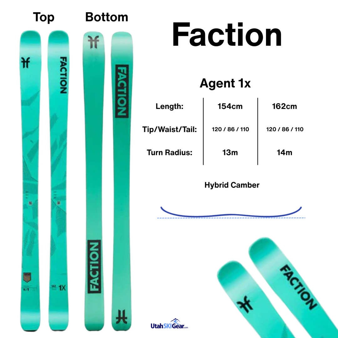 Ski FACTION Agent 1.0 - Neuf