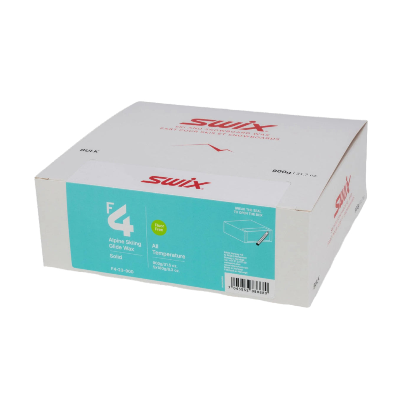 Swix F4 All Condition Glide Wax 900g Bulk SKI & SNOWBOARD WAX Swix