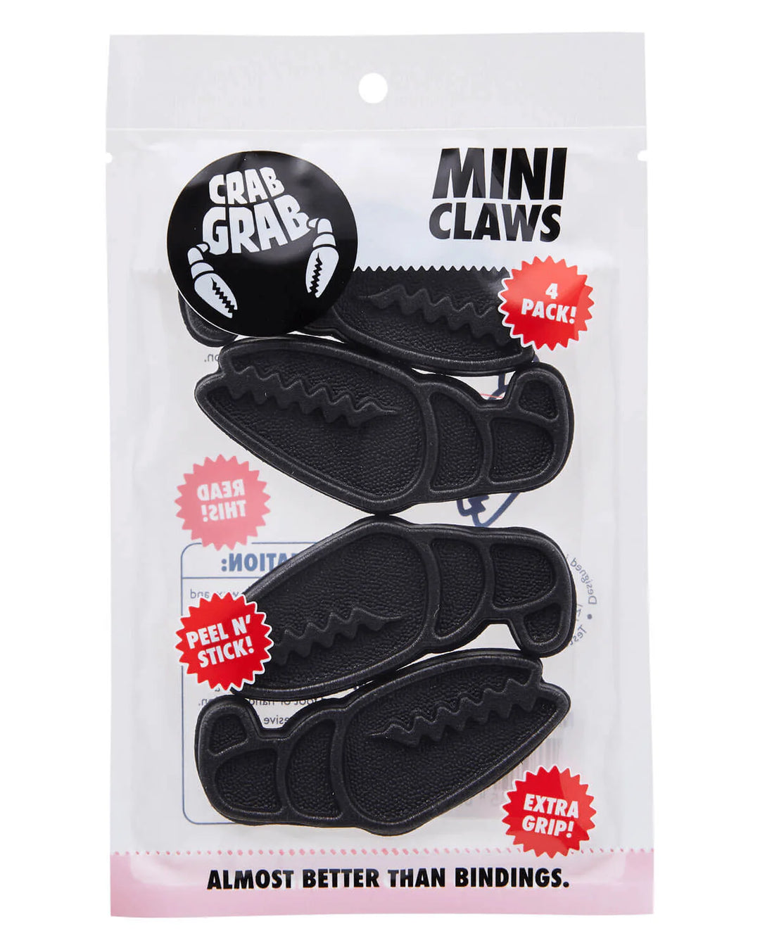 Crab Grab Mini Claws Stomp Pad STOMP PADS Crab Grab Black