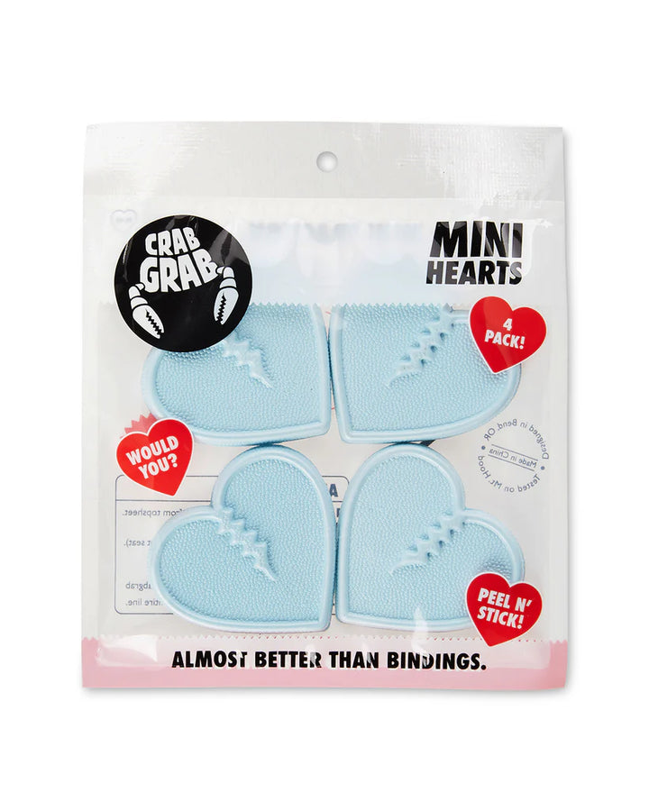 Crab Grab Mini Hearts Stomp Pad STOMP PADS Crab Grab Baby Blue
