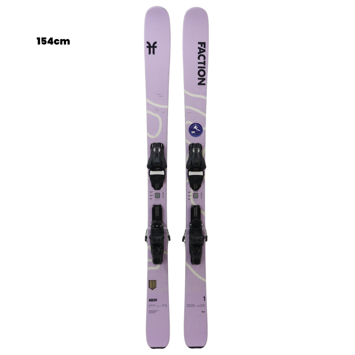 Faction Agent 1 Skis 2026 - USED USED SKIS Faction 154cm