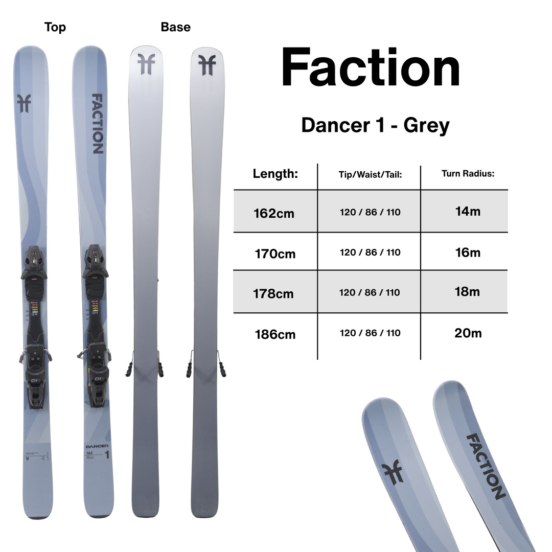Faction Dancer 1 2026 - USED USED SKIS Faction