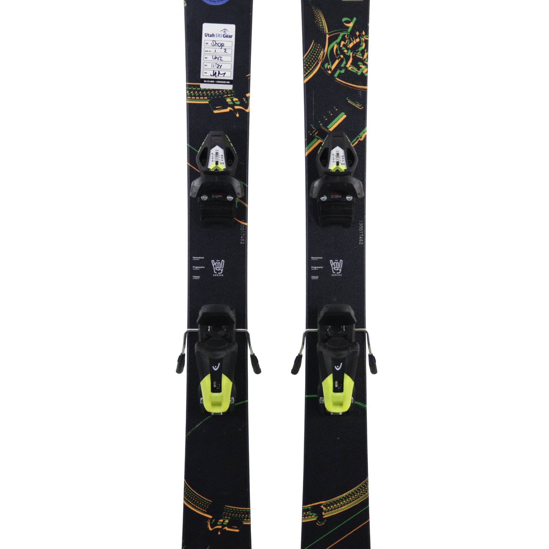 Faction Prodigy 2 Youth Ski 149cm w/ Head Evo 9 AC Bindings - USED