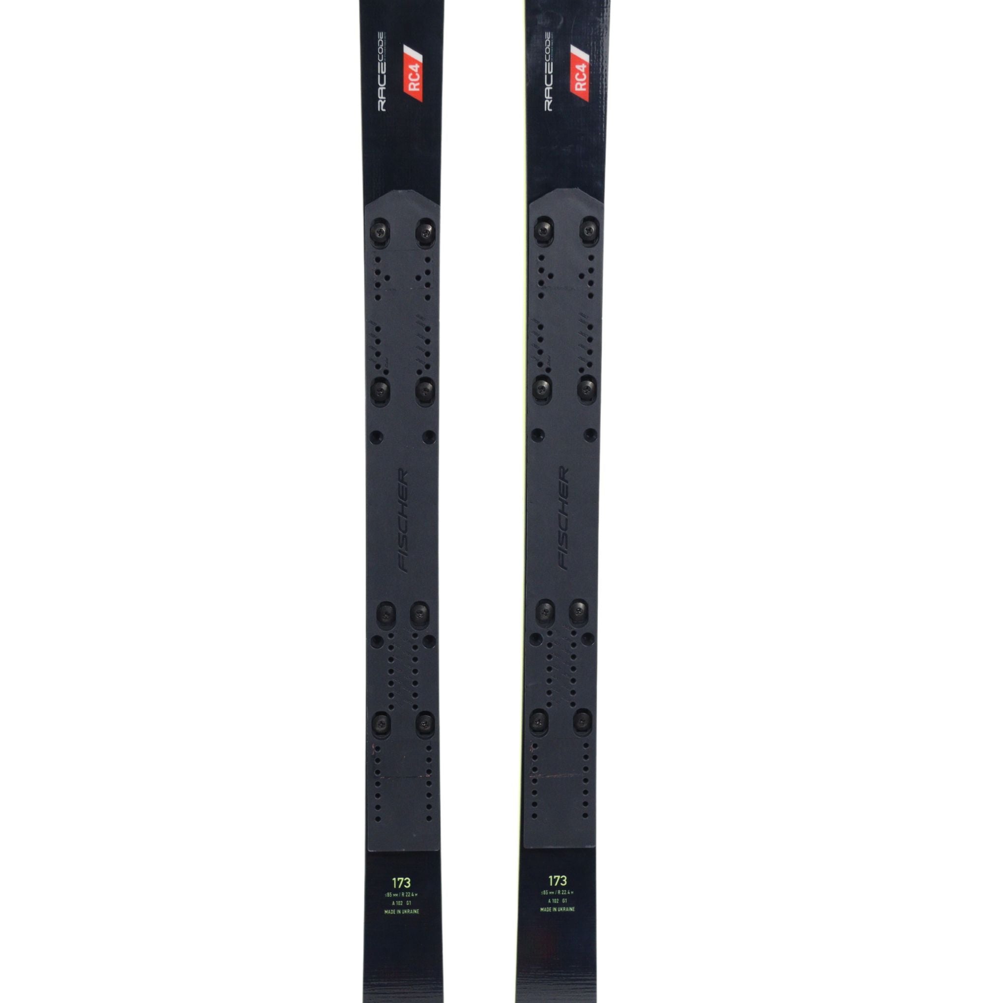Fischer RC4 Worldcup GS Junior 173cm Skis + Junior MO Race Plates SKIS Fischer   