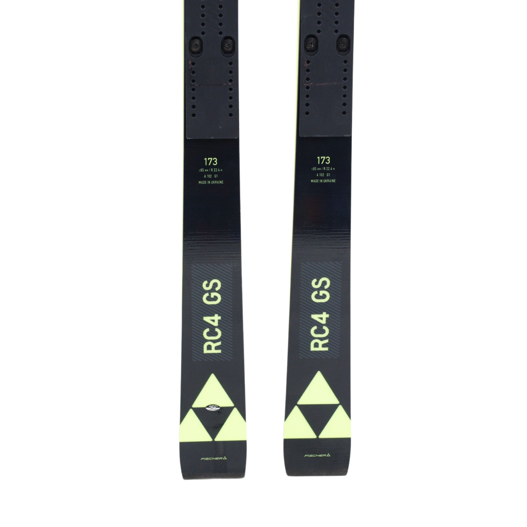 Fischer RC4 Worldcup GS Junior 173cm Skis + Junior MO Race Plates SKIS Fischer   