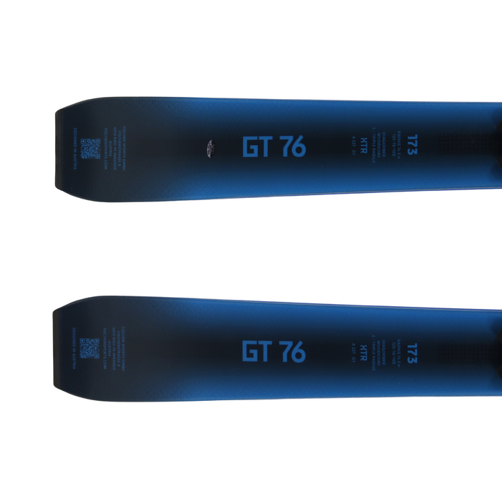 Fischer Curv GT 76 XTR Skis + Fischer RSW GW 10 Powerrail - 173cm | 2027 [Open Box Return] SKIS Fischer