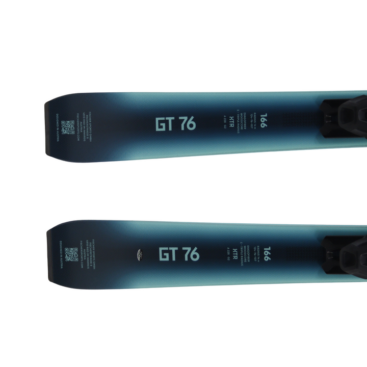Fischer Curv GT 76 XTR WS Skis + Fischer RSW GW 10 Powerrail - 166cm | 2027 [Open Box Return] SKIS Fischer