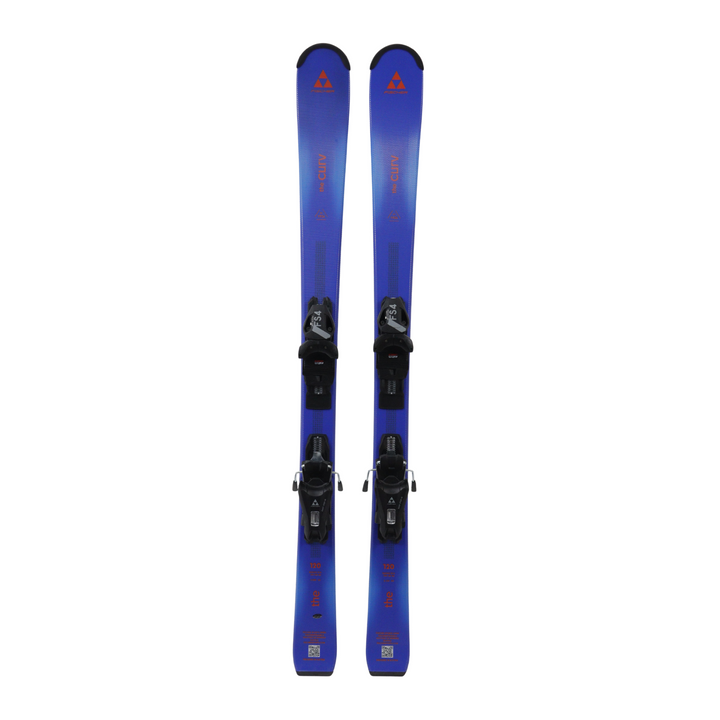 Fischer Curv JR Skis + FS4 Jr 4CA GW Powerrail - 120cm | 2027 [Open Box Return] SKIS Fischer