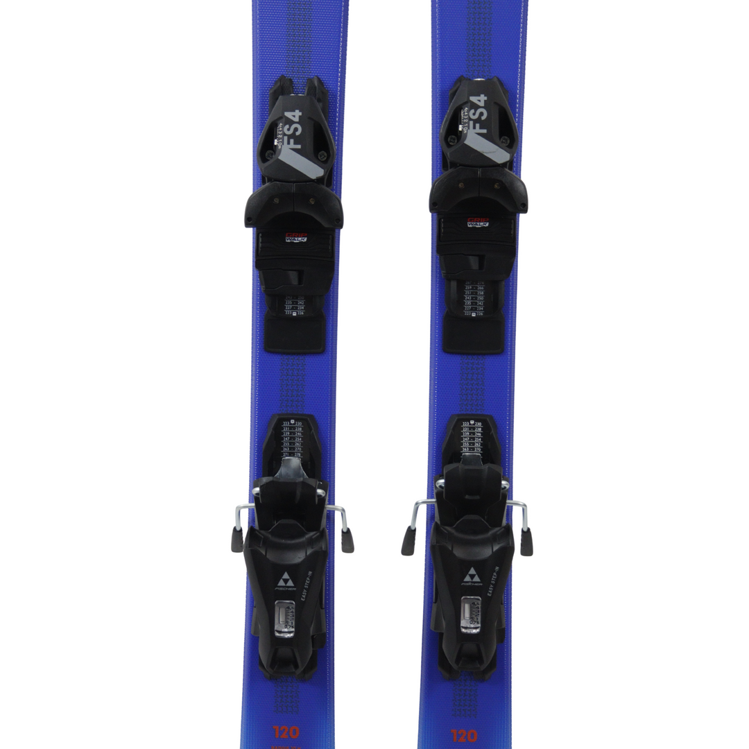 Fischer Curv JR Skis + FS4 Jr 4CA GW Powerrail - 120cm | 2027 [Open Box Return] SKIS Fischer