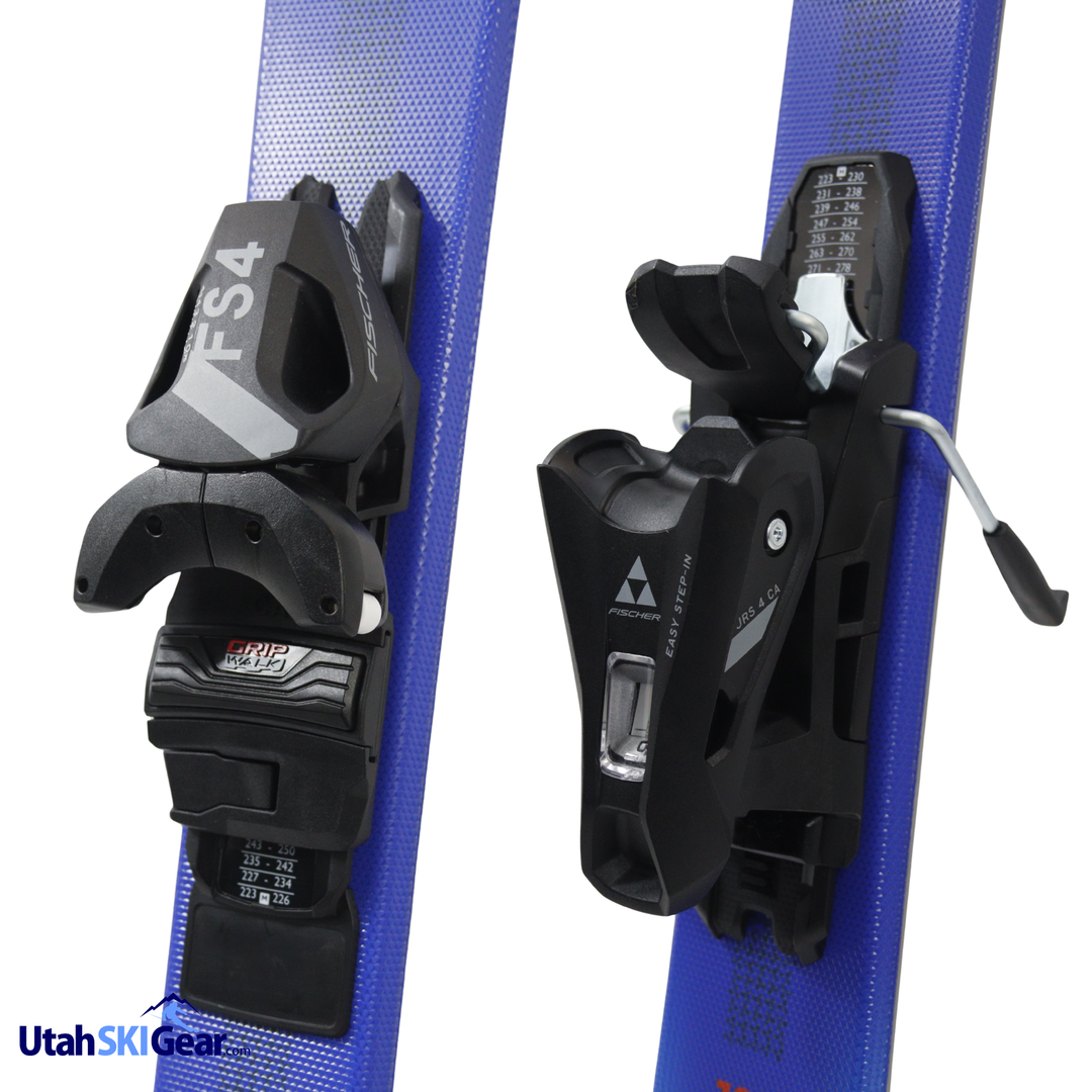 Fischer Curv JR Skis + FS4 Jr 4CA GW Powerrail - 120cm | 2027 [Open Box Return] SKIS Fischer