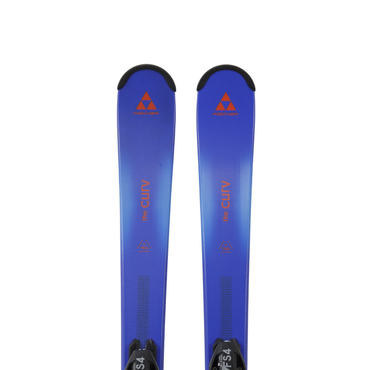 Fischer Curv JR Skis + FS4 Jr 4CA GW Powerrail - 120cm | 2027 [Open Box Return] SKIS Fischer