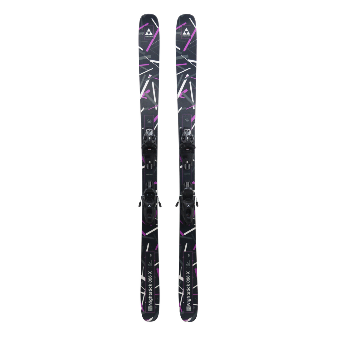 Fischer Nightstick 86X Skis 167cm | 2027 + RSW GW 10 Powerrail - [Open Box Return] SKIS Fischer
