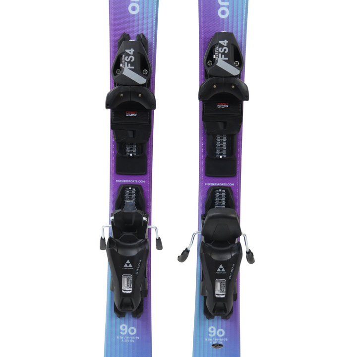 Fischer One Skis + FS4 Jr 4CA GW Powerrail - 90cm | 2027 [Open Box Return] SKIS Fischer