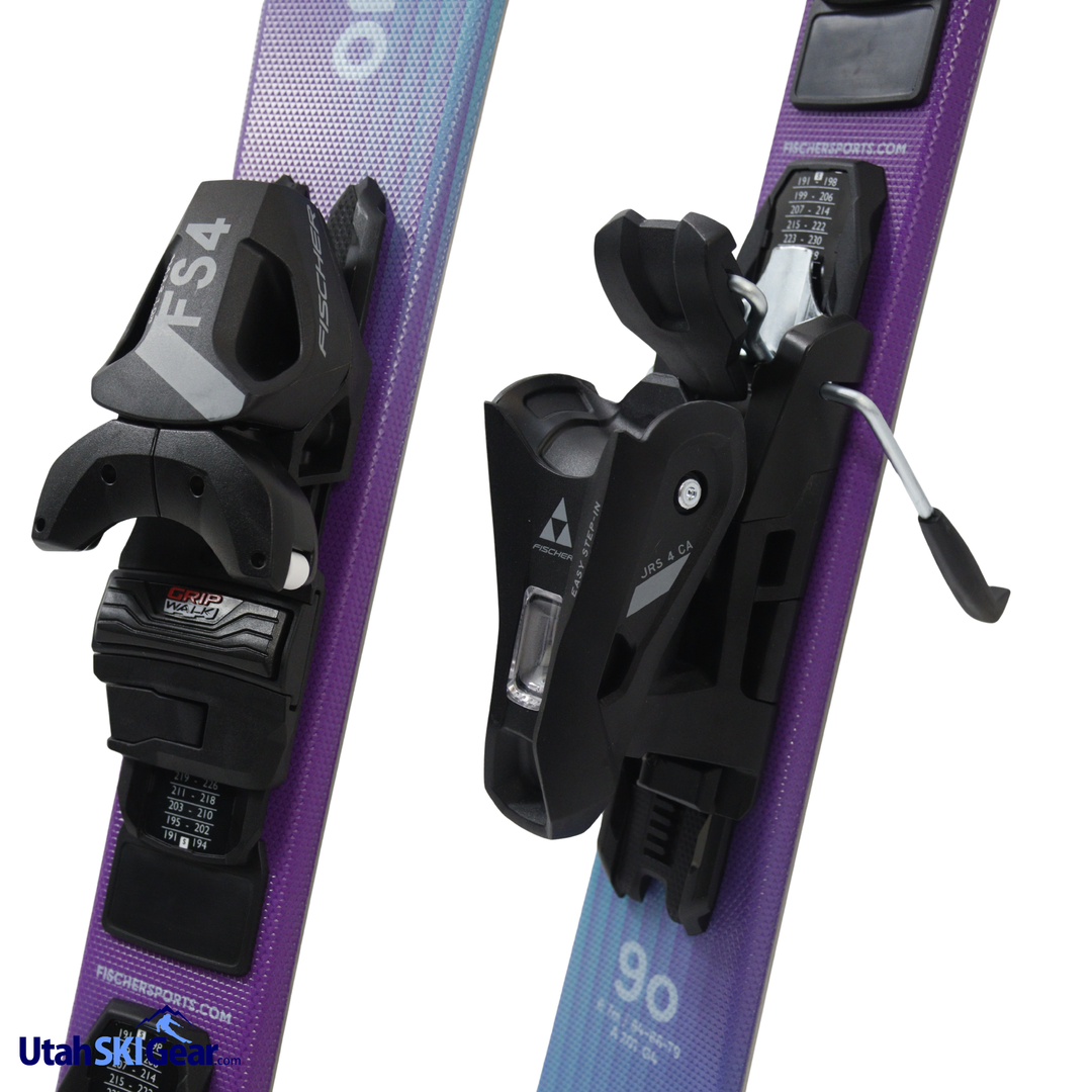 Fischer One Skis + FS4 Jr 4CA GW Powerrail - 90cm | 2027 [Open Box Return] SKIS Fischer