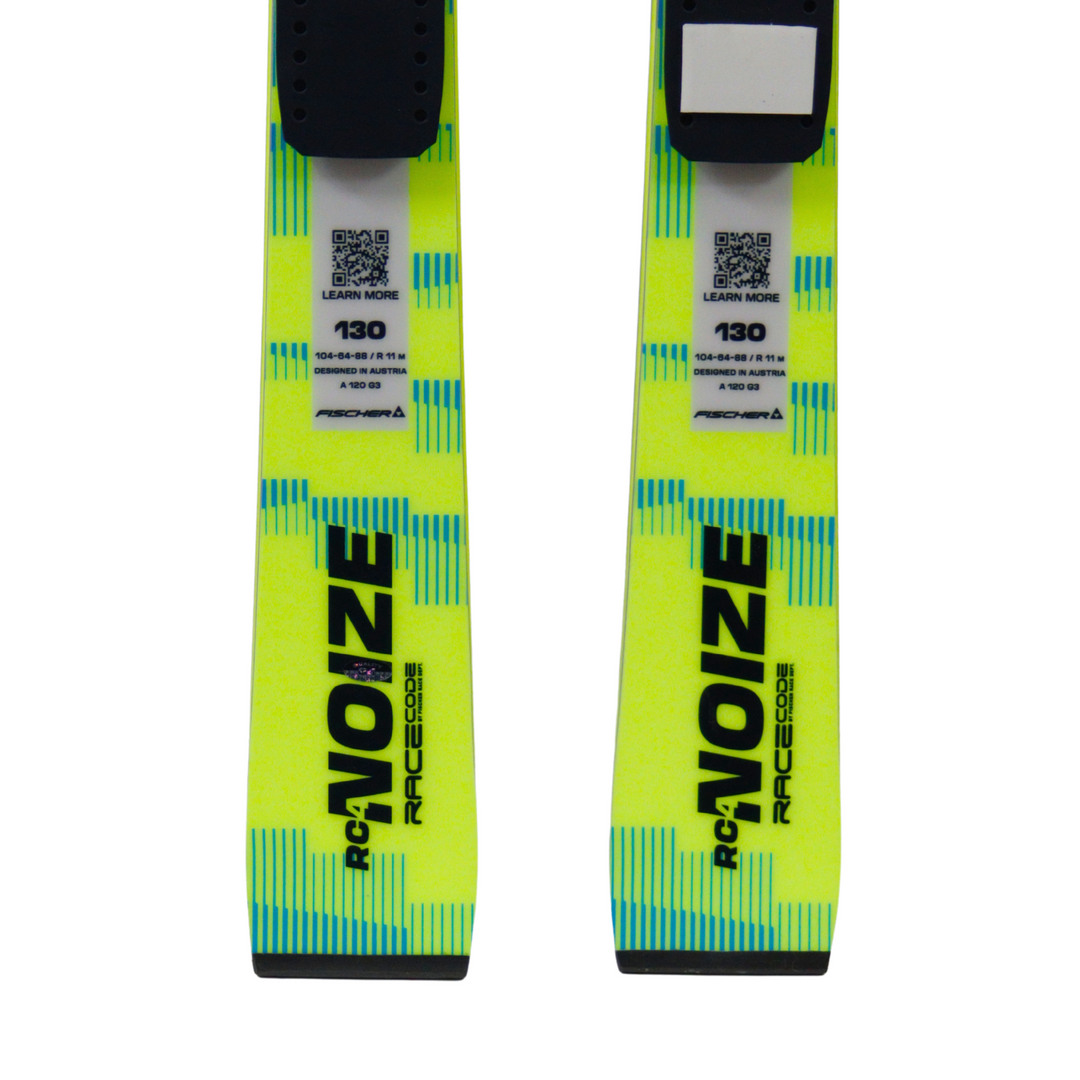 Fischer RC4 Noize JR Skis + Race Plates - 130cm | 2027 [Open Box Return] SKIS Fischer