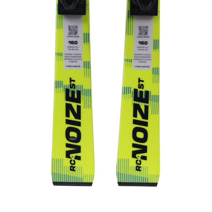 Fischer RC4 Noize ST Pro + Z13 GW and Race Plate - 160cm | 2027 - [Open Box Return] SKIS Fischer