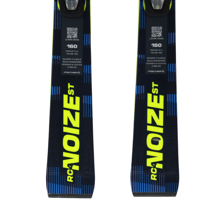 Fischer RC4 Noize ST Skis + Fischer Z12 GW - 160cm | 2027 - [Open Box Return] SKIS Fischer