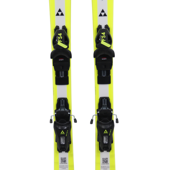 Fischer RC4 Race JR Skis + FS4 Jr 4CA GW Powerrail - 120cm | 2027 - [Open Box Return] SKIS Fischer