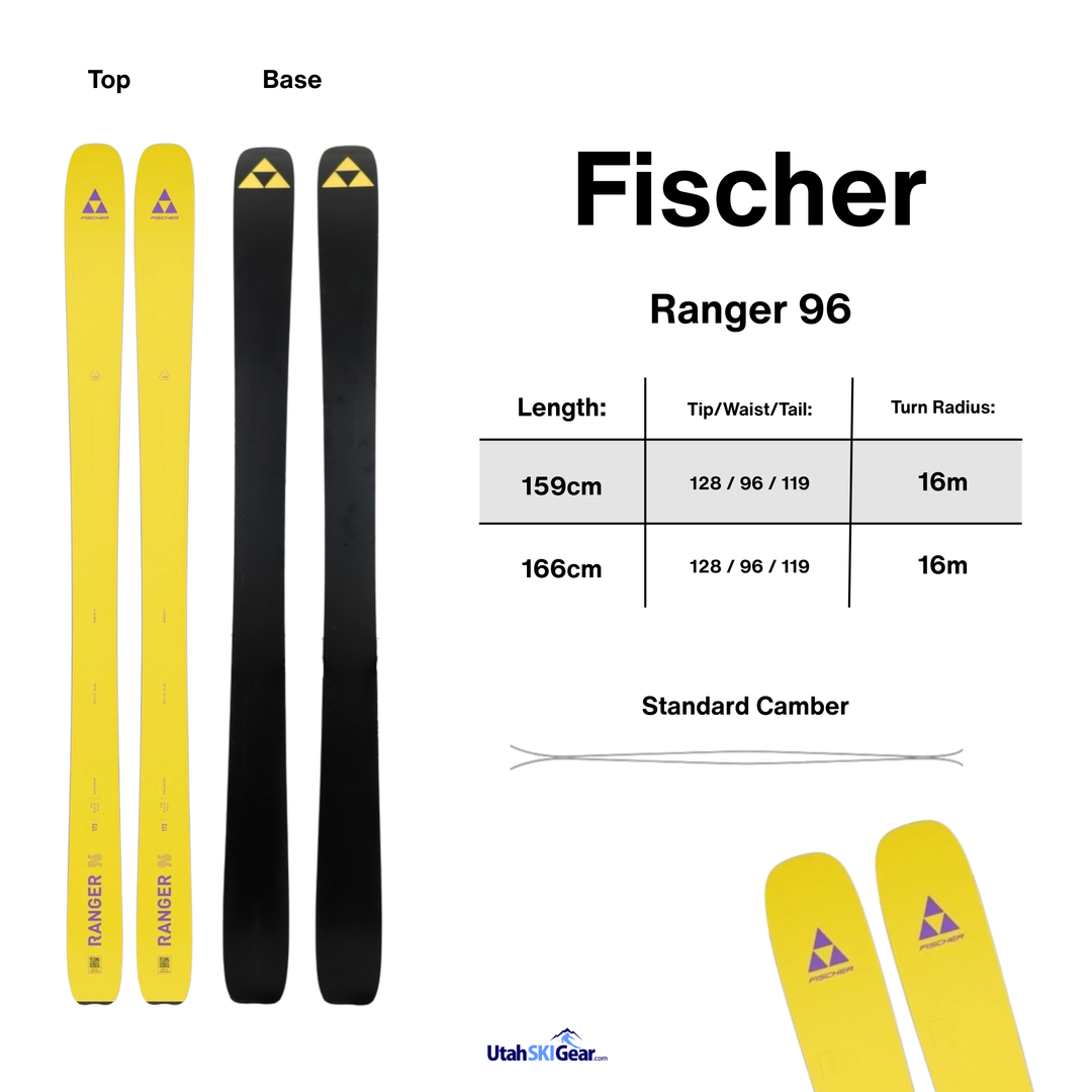 Fischer Ranger 96 2025 | Utah Ski Gear