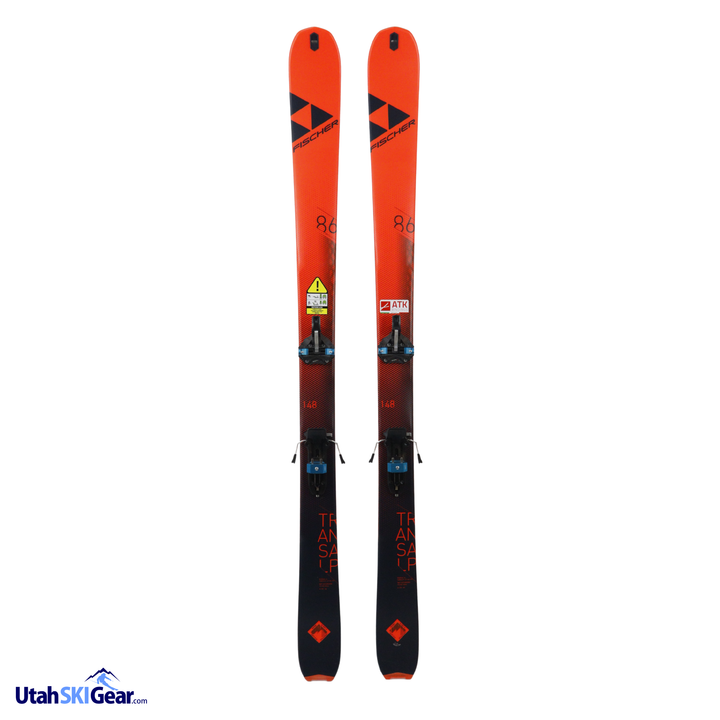 Fischer Transalp 86 Carbon + Attack Candy 5 w/ Skins SKIS Fischer