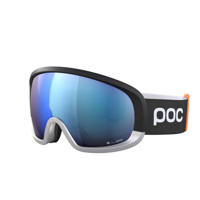 POC Fovea Mid Race Ski Goggles GOGGLES POC Uranium Black/Argentite Silver/Partly Sunny Blue  