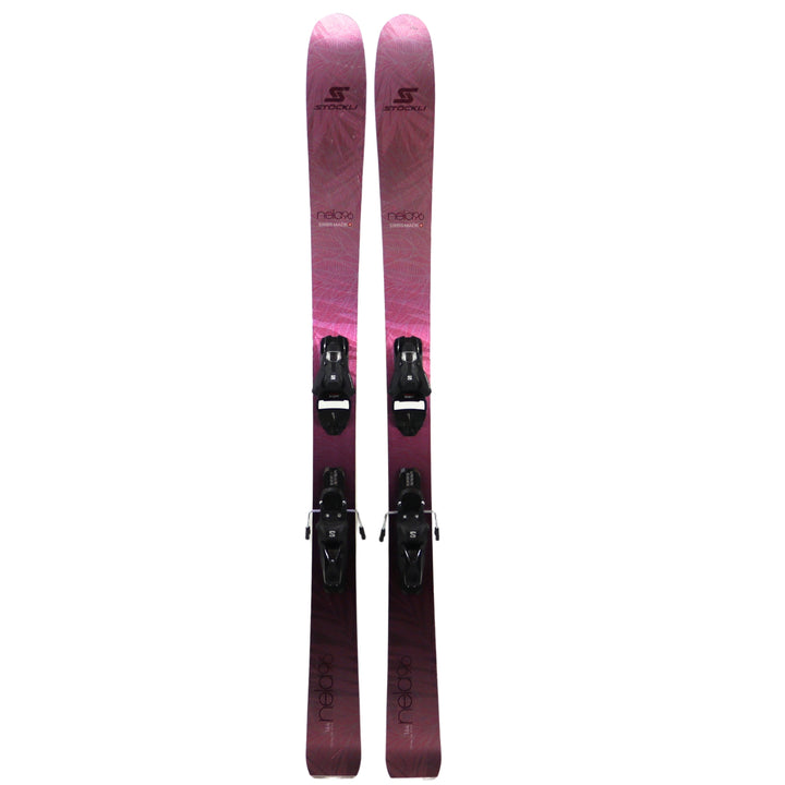 Stockli Nela 96 164cm + Salomon Strive 11 Demo Bindings- USED SKIS Stockli 164cm