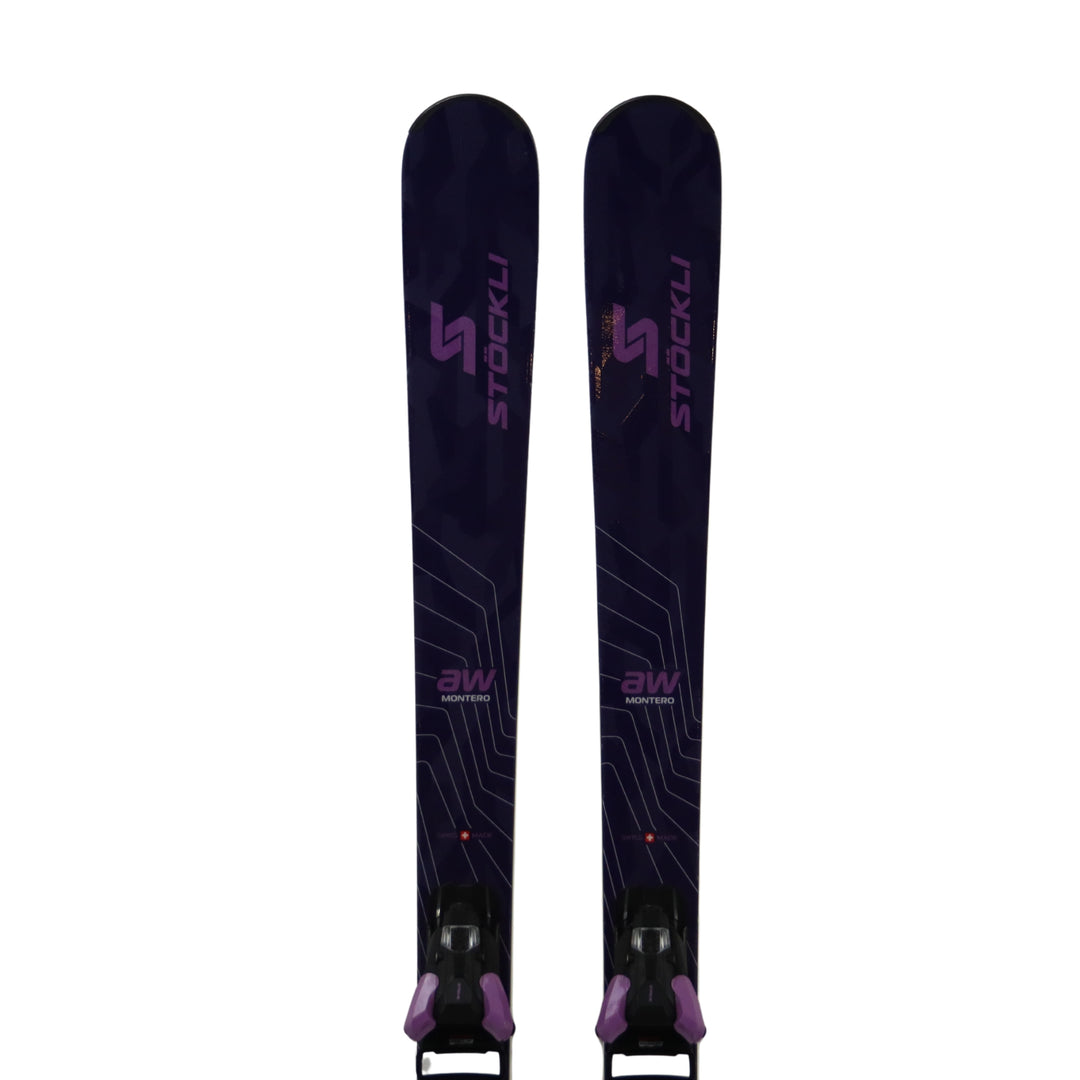 Stockli Montero AW 166cm + Salomon Strive 11 Demo Bindings- USED SKIS Stockli