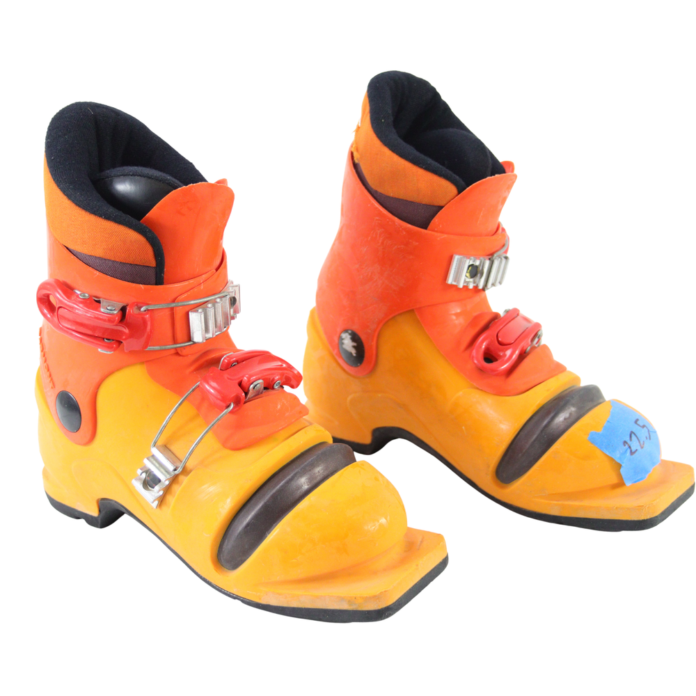 Garmont Vintage Kid's Two Buckle Telemark Boot USED SKI BOOTS Garmont
