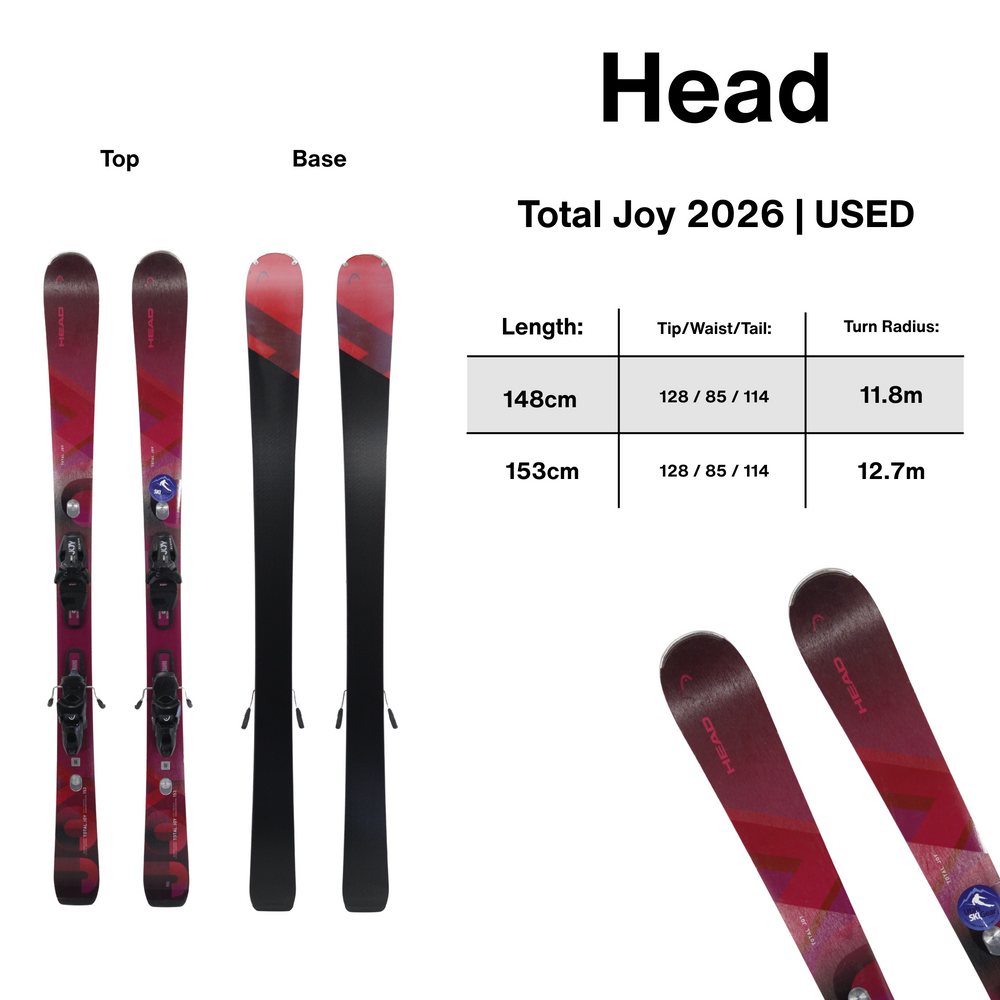 Head Total Joy Skis 2026 - USED USED SKIS Head