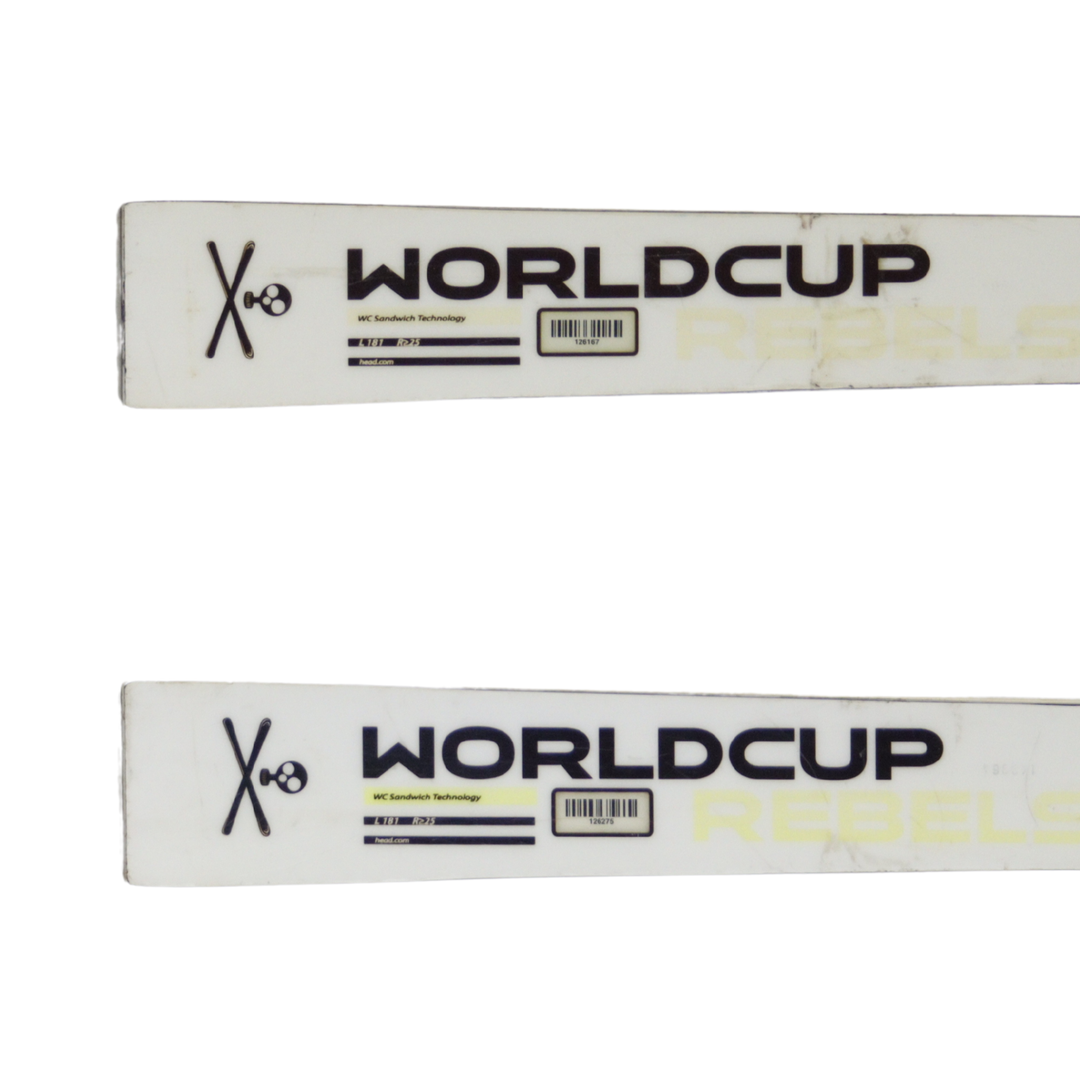 Head Worldcup Rebels GS 181cm + Race Plate | 2015 USED USED SKIS Head