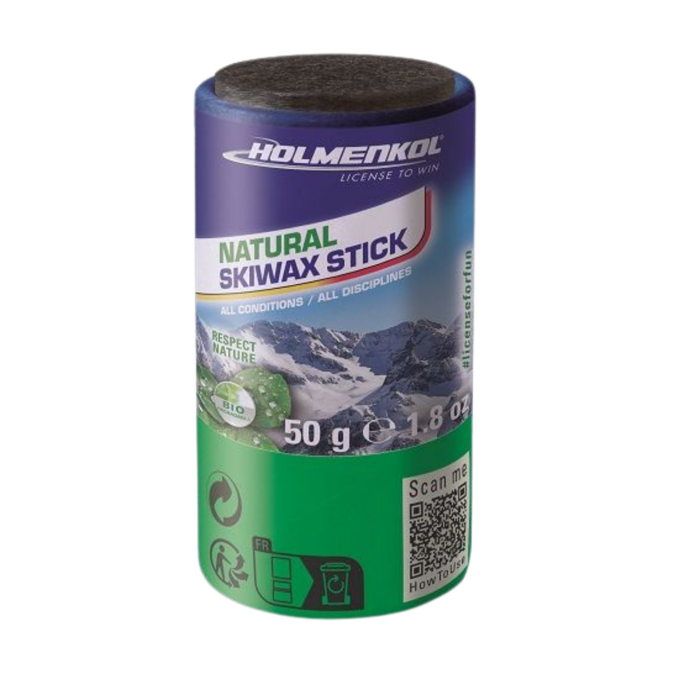 Holmenkol Natural Skiwax Stick 50g SKI & SNOWBOARD WAX Holmenkol 50g  