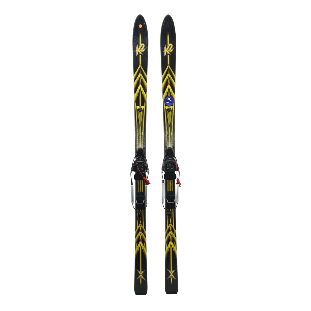 k2 competition skis K2 A.M.P Shockwave Skis + Black Diamond Z Comp Tele Bindings | 183cm