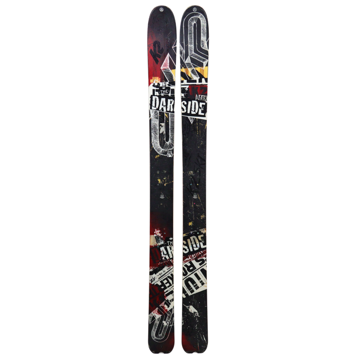 K2 Dark Side 181cm Skis Flat Big Mountain Powder Twin Tip - USED SKIS K2