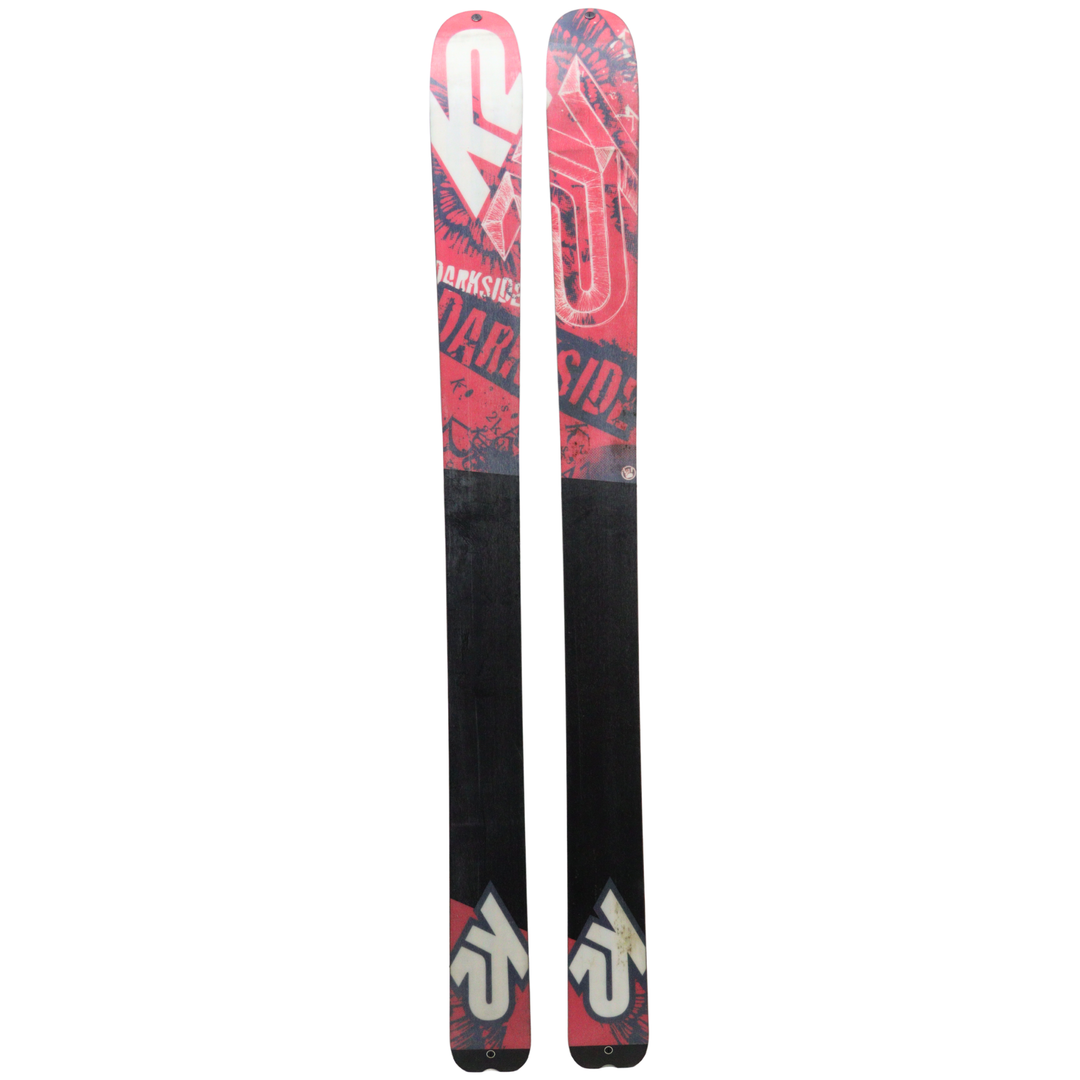 K2 Dark Side 181cm Skis Flat Big Mountain Powder Twin Tip - USED SKIS K2