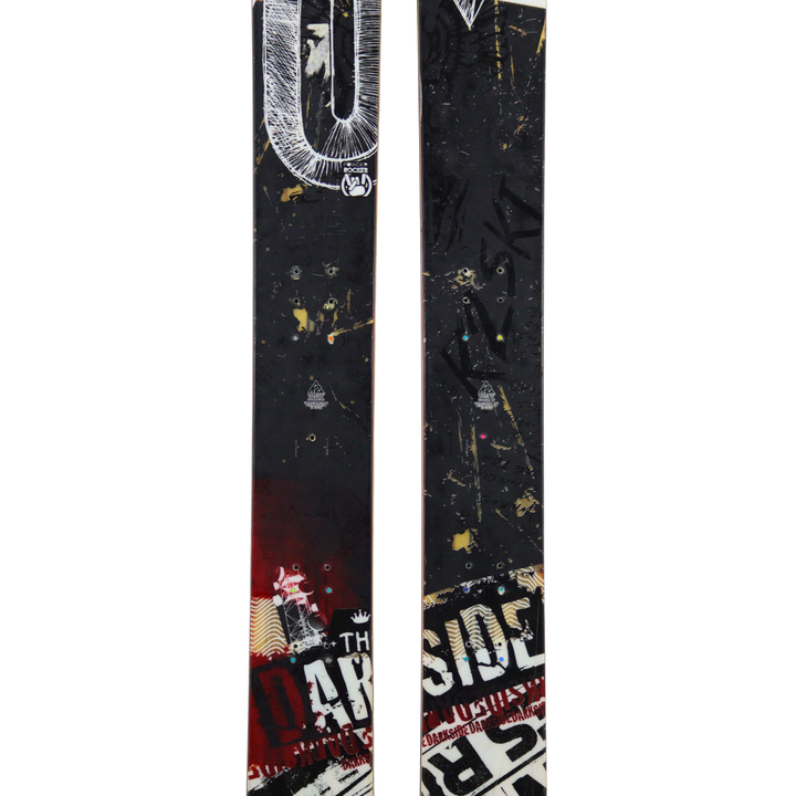 K2 Dark Side 181cm Skis Flat Big Mountain Powder Twin Tip - USED SKIS K2