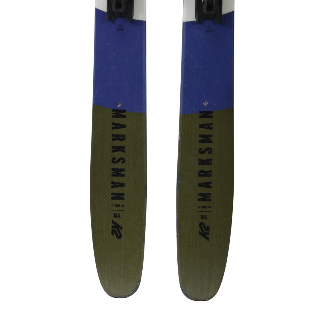 k2 asymmetrical skis 184cm K2 Marksman 106 (2019) + Marker Griffon TCX 13