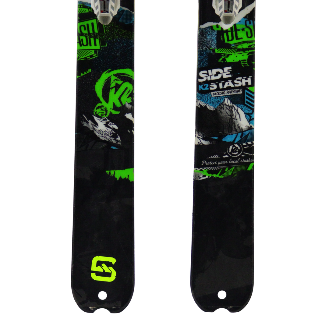 K2 SideStash 2013 + Marker Griffon 13 Bindings - USED SKIS K2