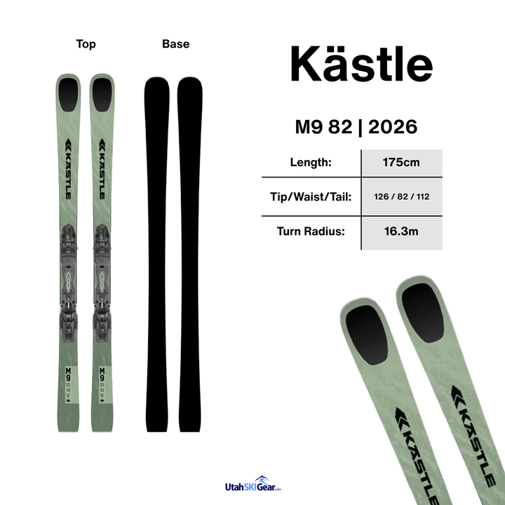 Kastle M9 82 Skis 175cm | 2027 SKIS Kastle
