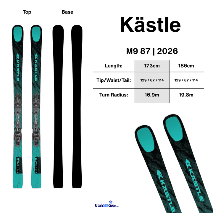 Kastle M9 87 Skis | 2027 SKIS Kastle